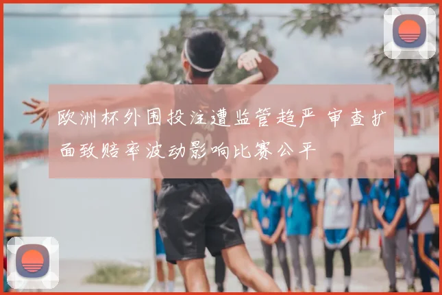 欧洲杯外围投注遭监管趋严 审查扩面致赔率波动影响比赛公平